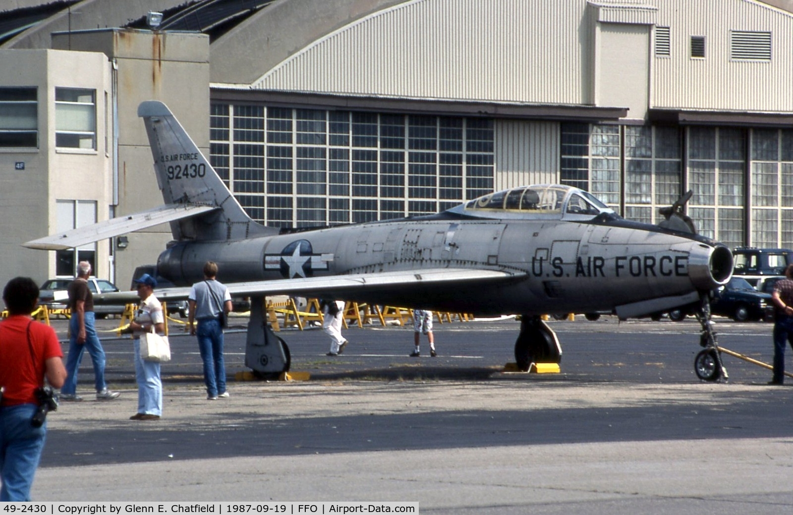 49-2430, 1950 Republic YRF-84F FICON C/N Not found 49-2430, YRF-84F at the National Museum of the U.S. Air Force