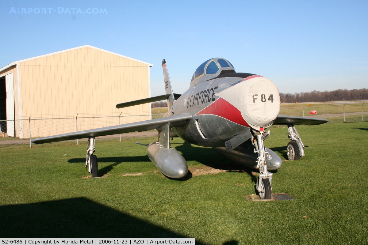 52-6486, 1952 Republic F-84F-35-RE Thunderstreak C/N Not found 52-6486, F-84