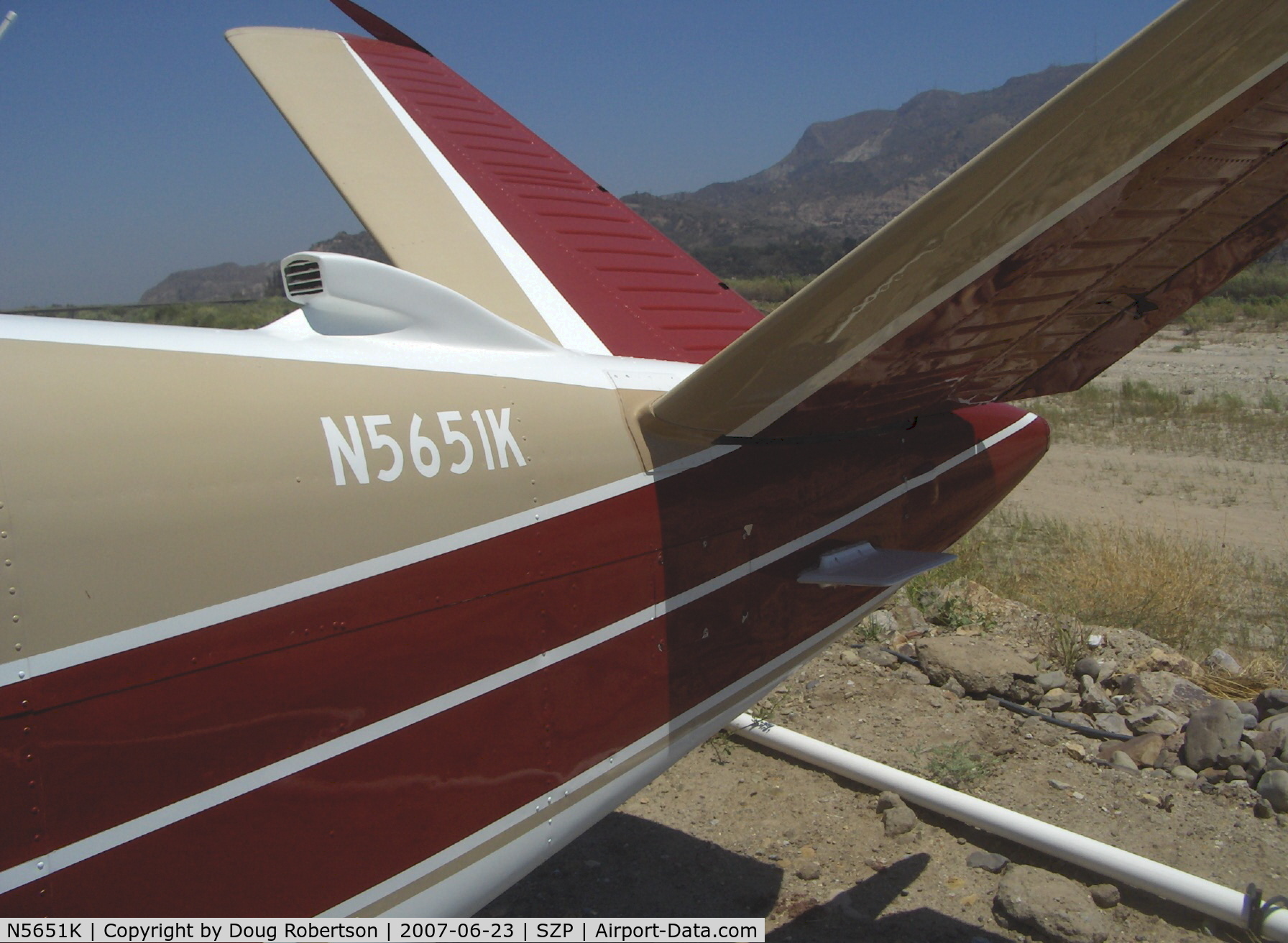N5651K, 1964 Beech S35 Bonanza C/N D-7402, 1964 Beech S35 BONANZA, Continental IO-520-B 285 Hp, tailplane cuff mod 