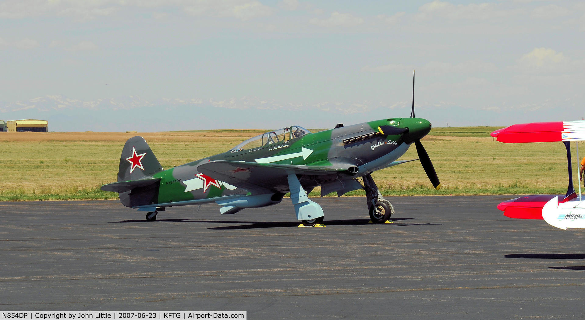 N854DP, 1994 Yakovlev Yak-3M C/N 0470101, Russian built aircraft taking some of the best features of the British and American aircraft of WWII -  EAA - Front Range