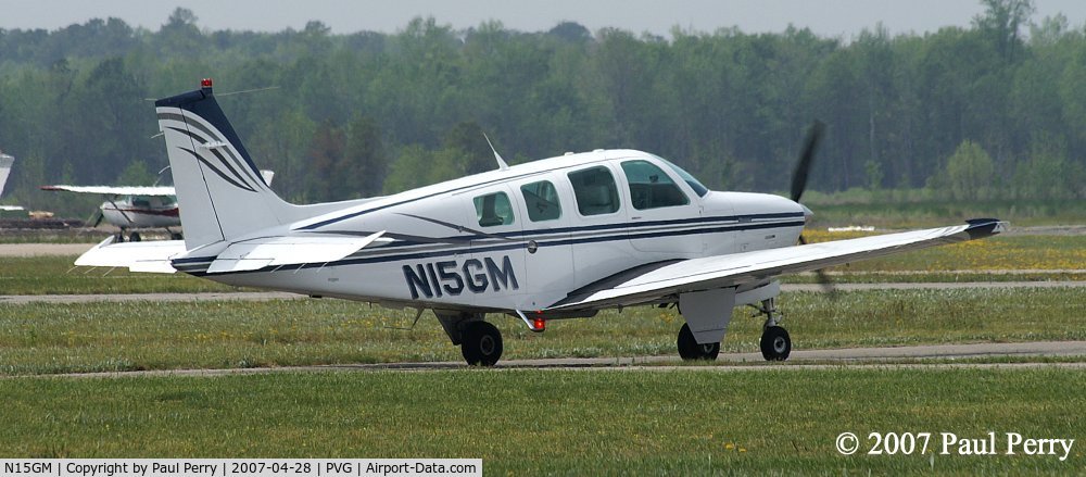 N15GM, 1995 Beech A36 Bonanza 36 C/N E2977, Loaded up and headed out