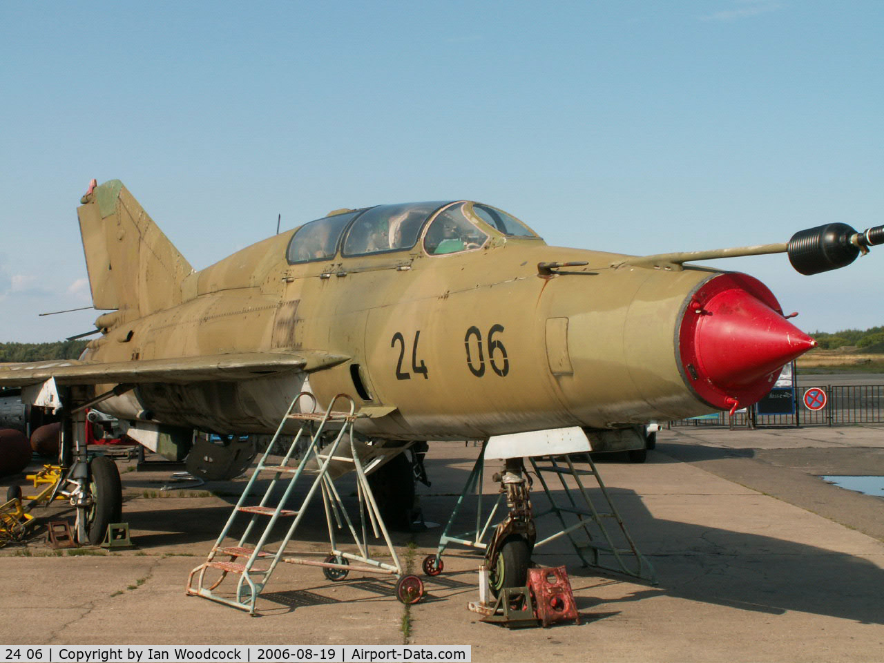 24 06, Mikoyan-Gurevich MiG-21US C/N 04685134, Mikoyan-Gurevich MiG-21US/Preserved at Peenemunde