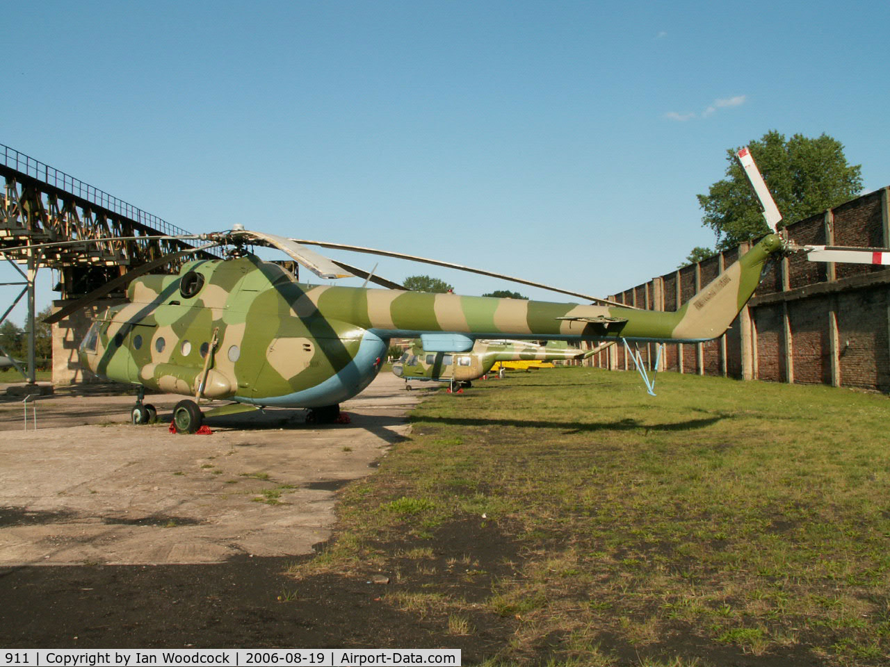 911, 1974 Mil Mi-8T Hip C/N 10527, Mil Mi-8T/Preserved at Peenemunde