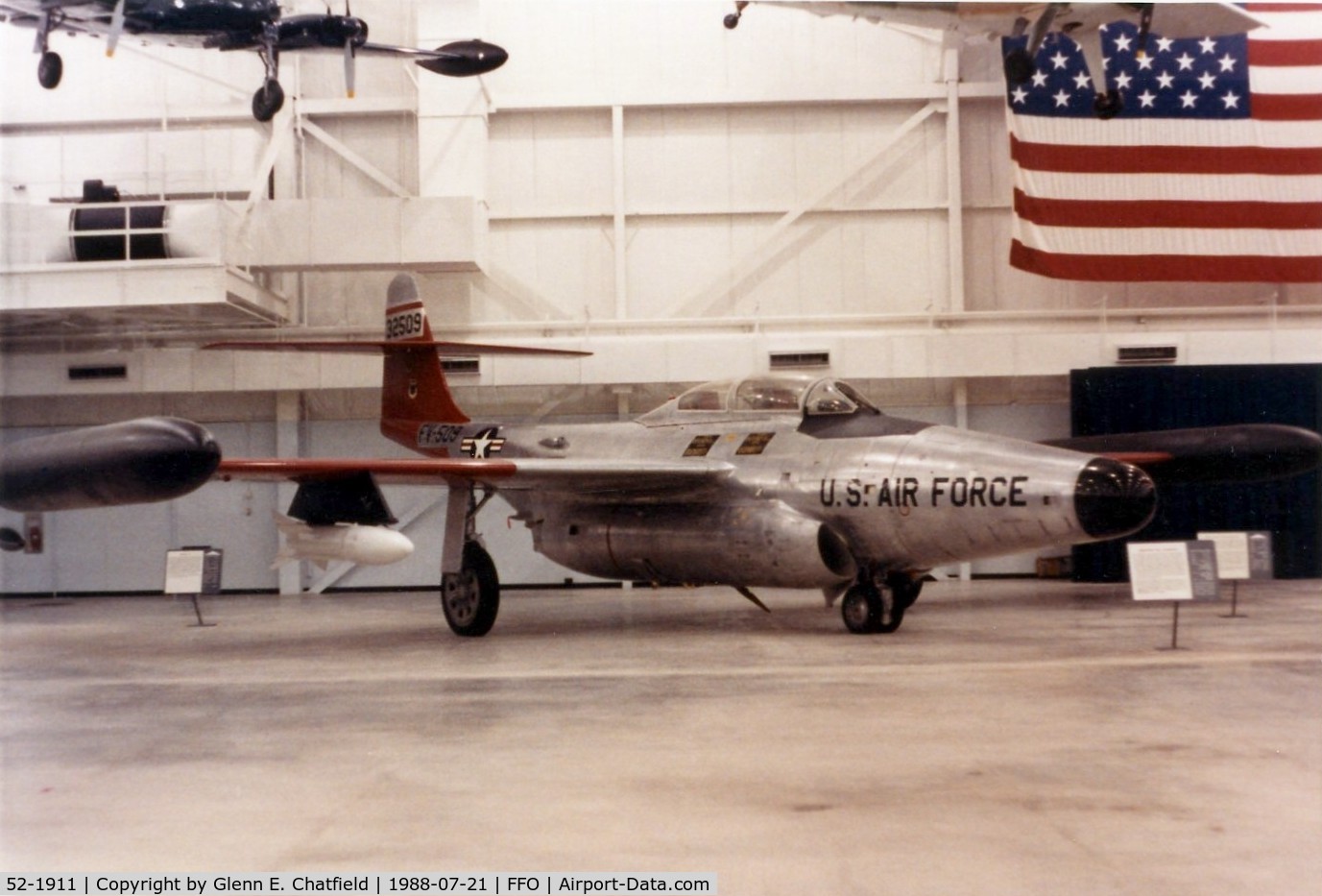 52-1911, 1952 Northrop F-89D Scorpion C/N Not found 52-1911, F-89D at the National Museum of the U.S. Air Force