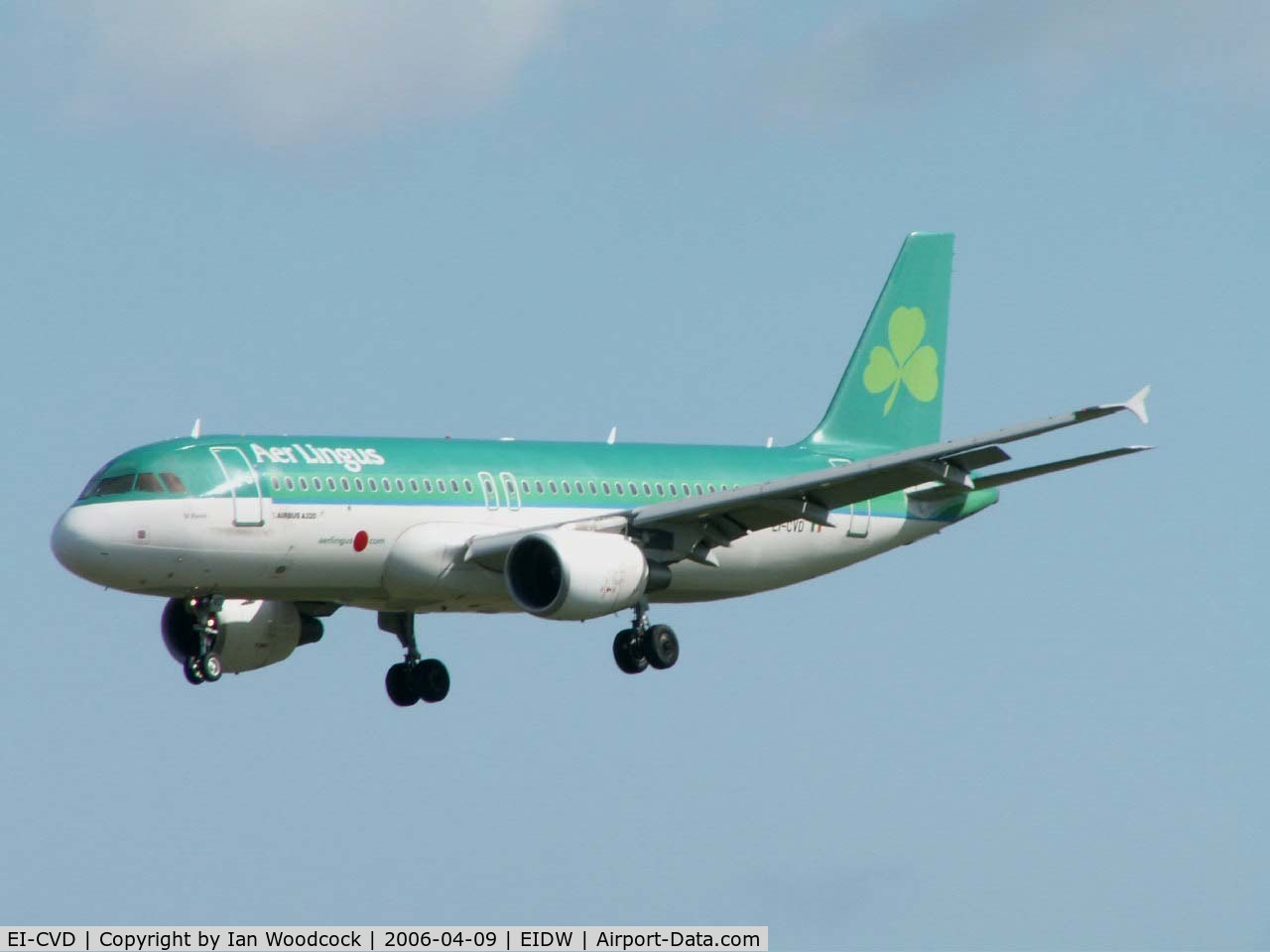 EI-CVD, 2001 Airbus A320-214 C/N 1467, A320-214/Aer Lingus/Dublin