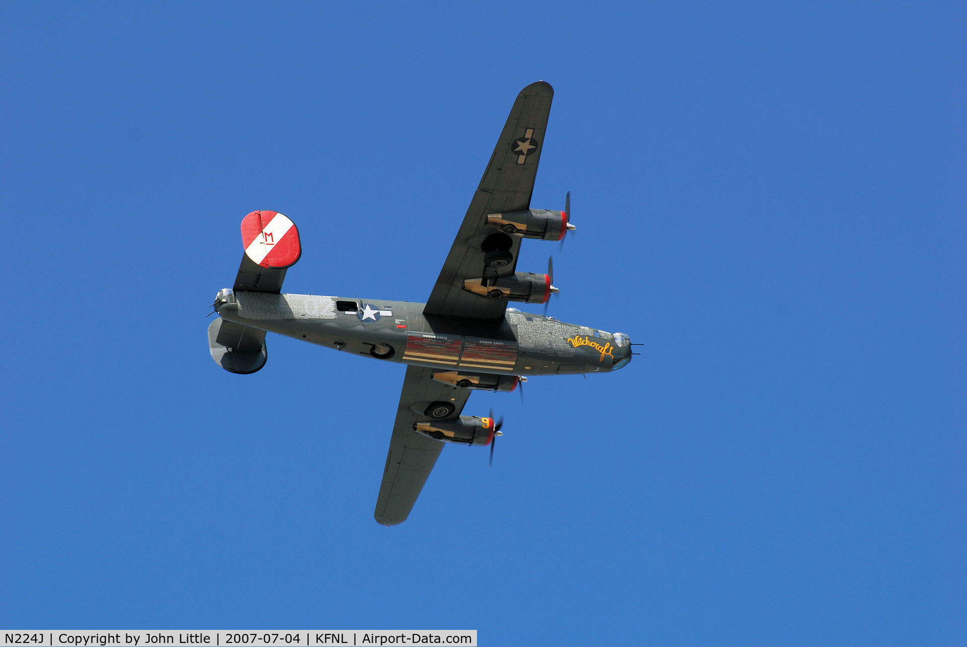 N224J, 1944 Consolidated B-24J-85-CF Liberator C/N 1347 (44-44052), B-24 Fly By - Wings Of Freedom