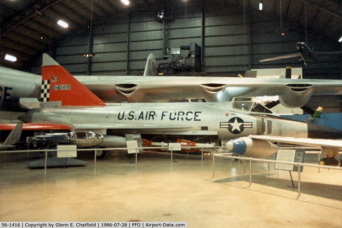 56-1416, 1956 Convair F-102A Delta Dagger C/N 8-10-363, F-102A at the National Museum of the U.S. Air Force
