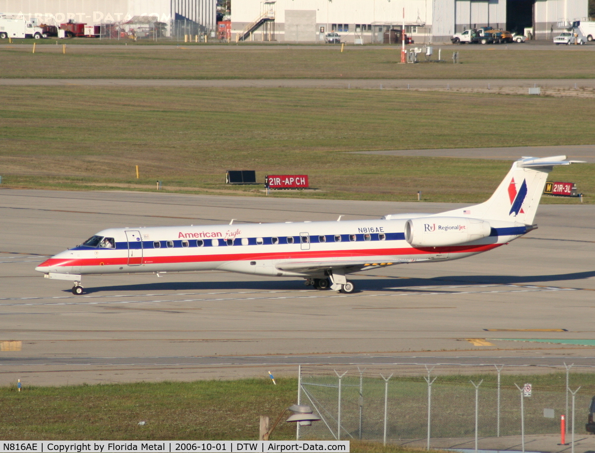 N816AE, 2002 Embraer ERJ-140LR (EMB-135KL) C/N 145552, Eagle
