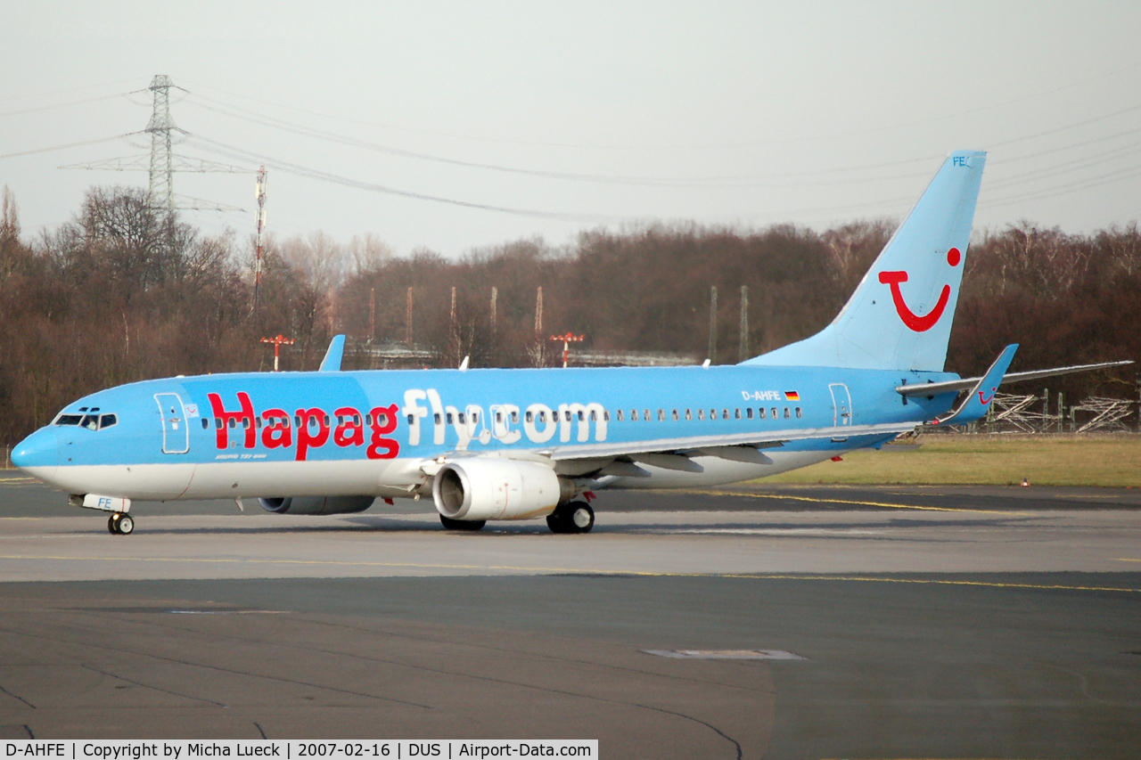 D-AHFE, 1998 Boeing 737-8K5 C/N 27979, Ready for take-off