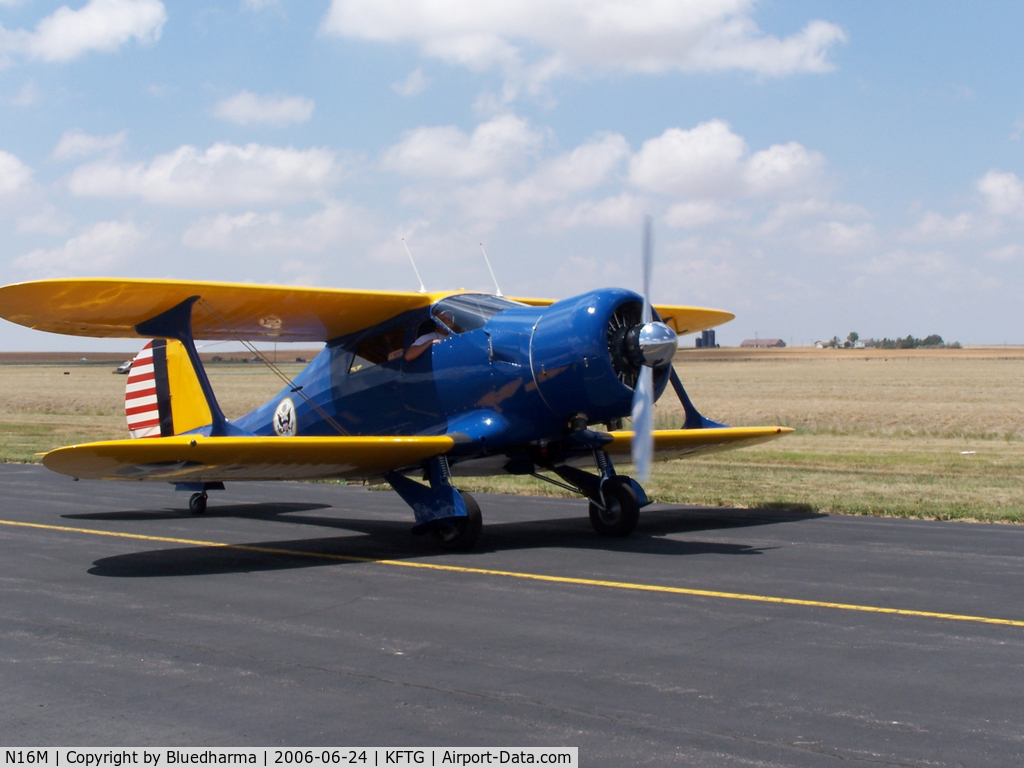 N16M, 1944 Beech D17S Staggerwing C/N 6765, Taxi In