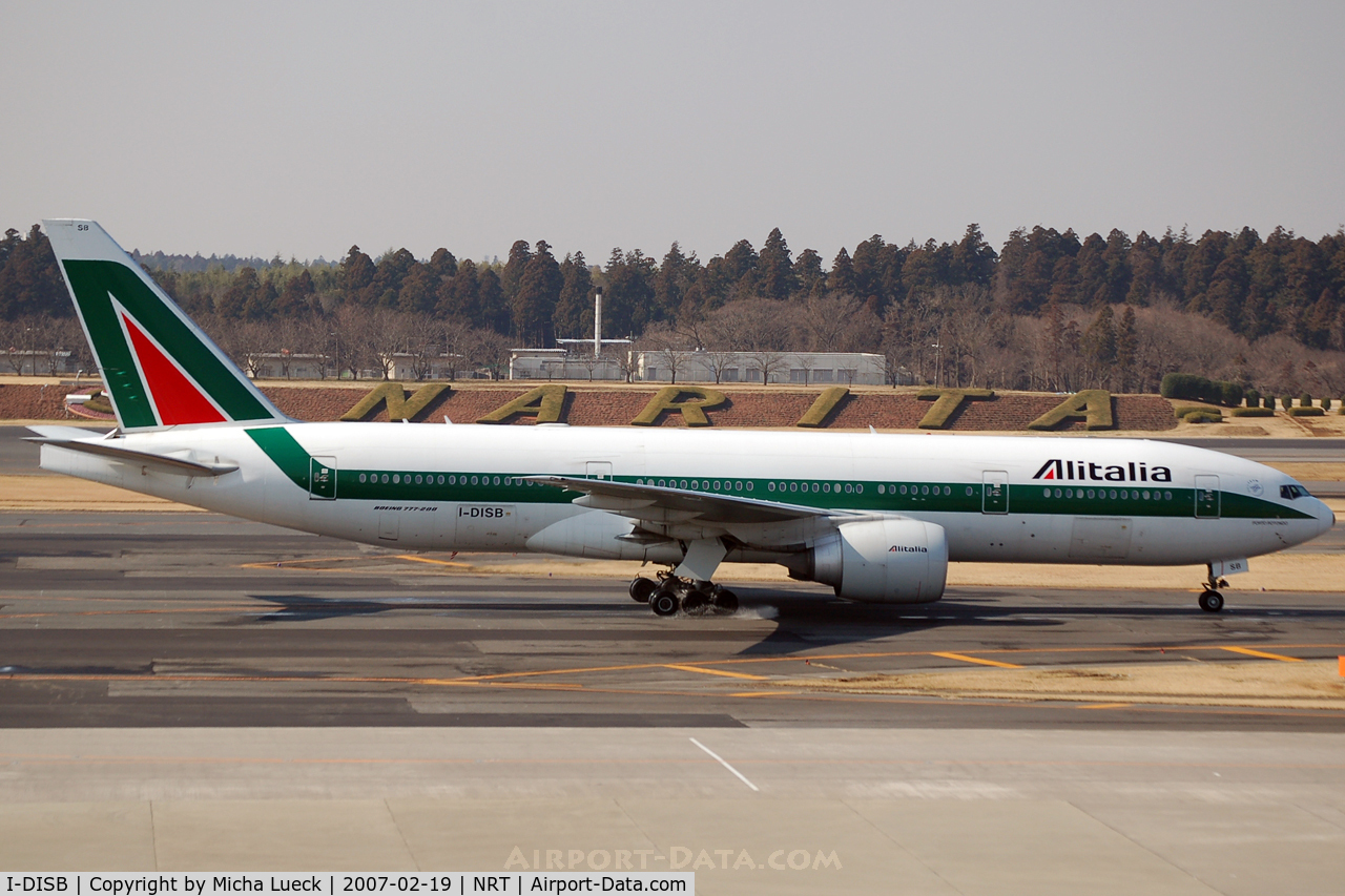 I-DISB, 2002 Boeing 777-243/ER C/N 32859, At Narita