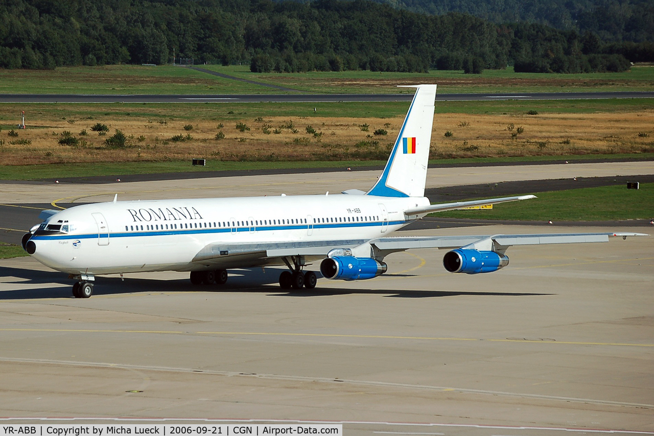 YR-ABB, 1974 Boeing 707-3K1C C/N 20804, Taxiing to the runway