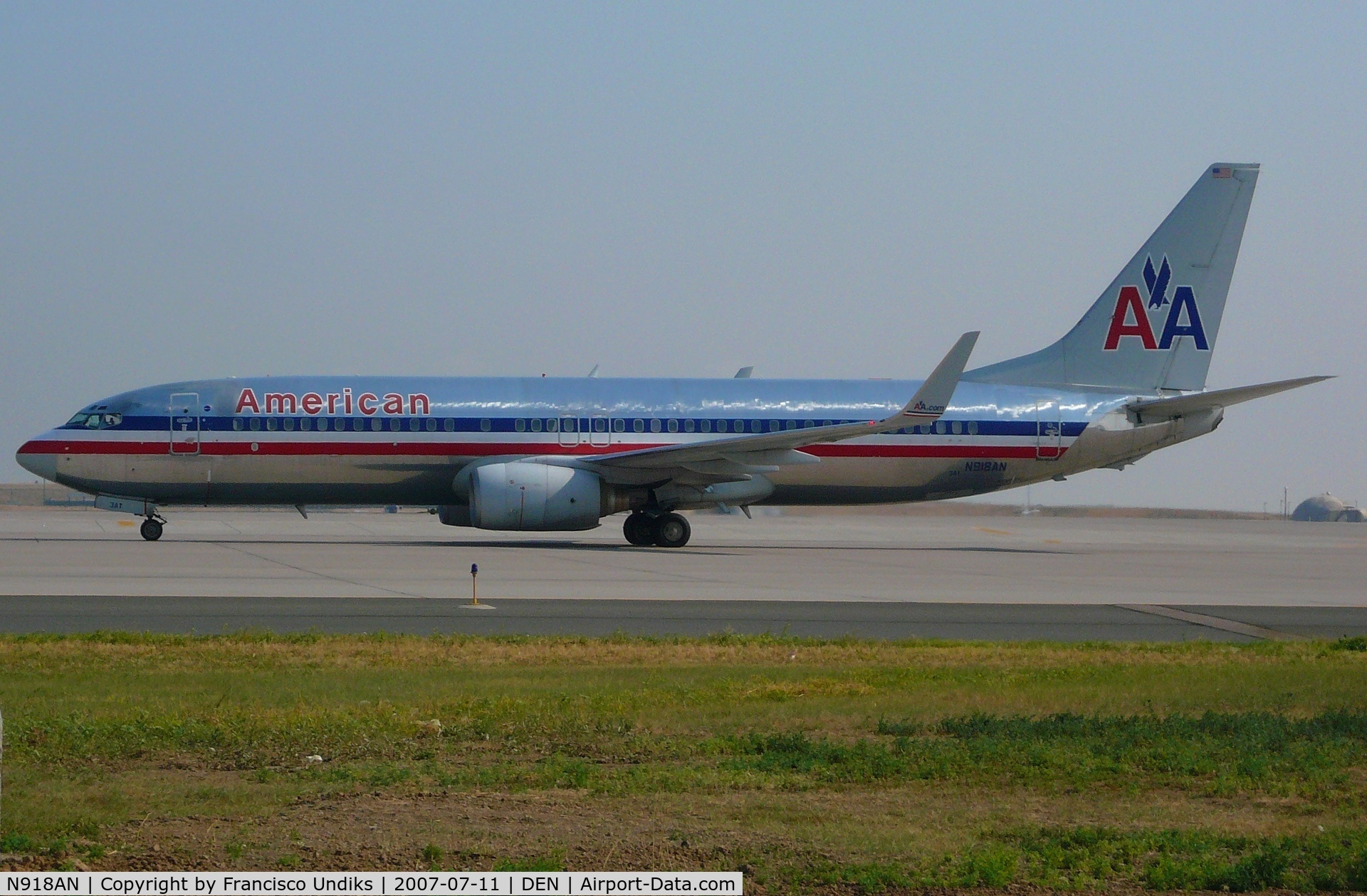 N918AN, 1999 Boeing 737-823 C/N 29519, American Airlines 737-800