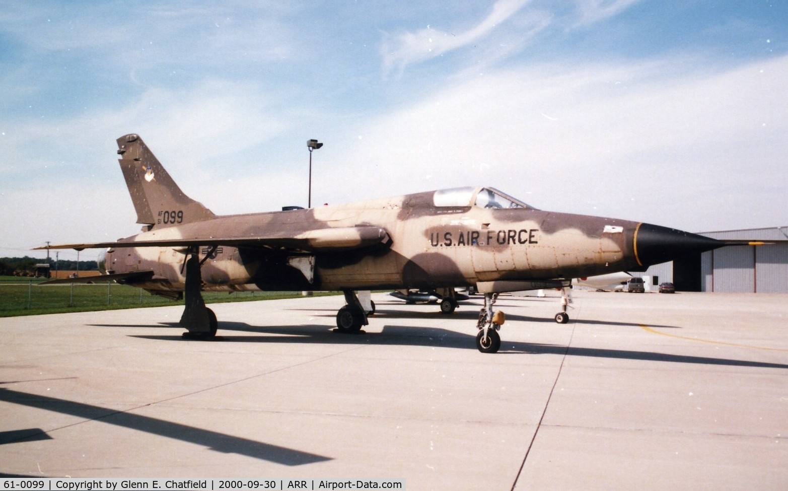 61-0099, 1961 Republic F-105D-15-RE Thunderchief C/N D294, F-105D at the Air Classics Museum