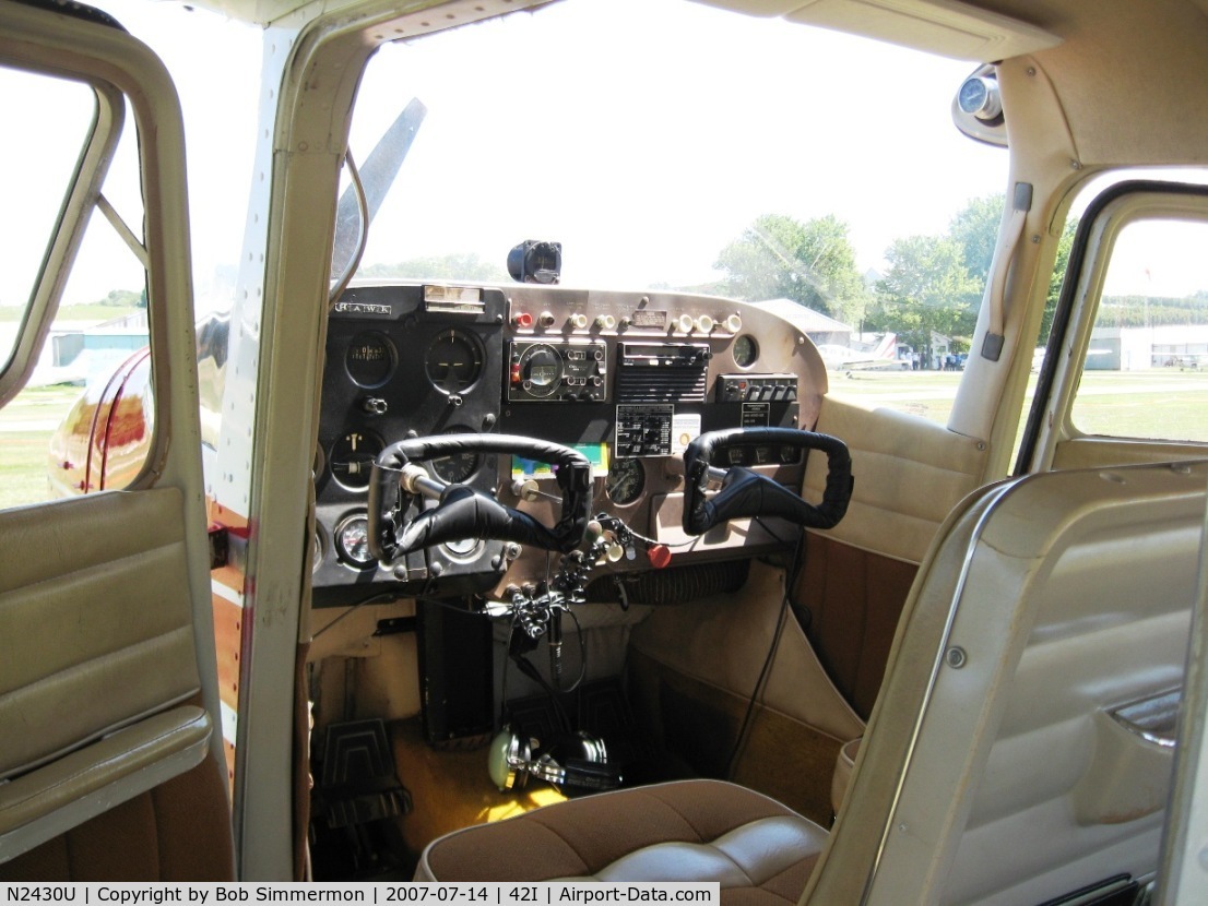 N2430U, 1963 Cessna 172D C/N 17250030, At the Zanesville, OH fly-in breakfast & lunch