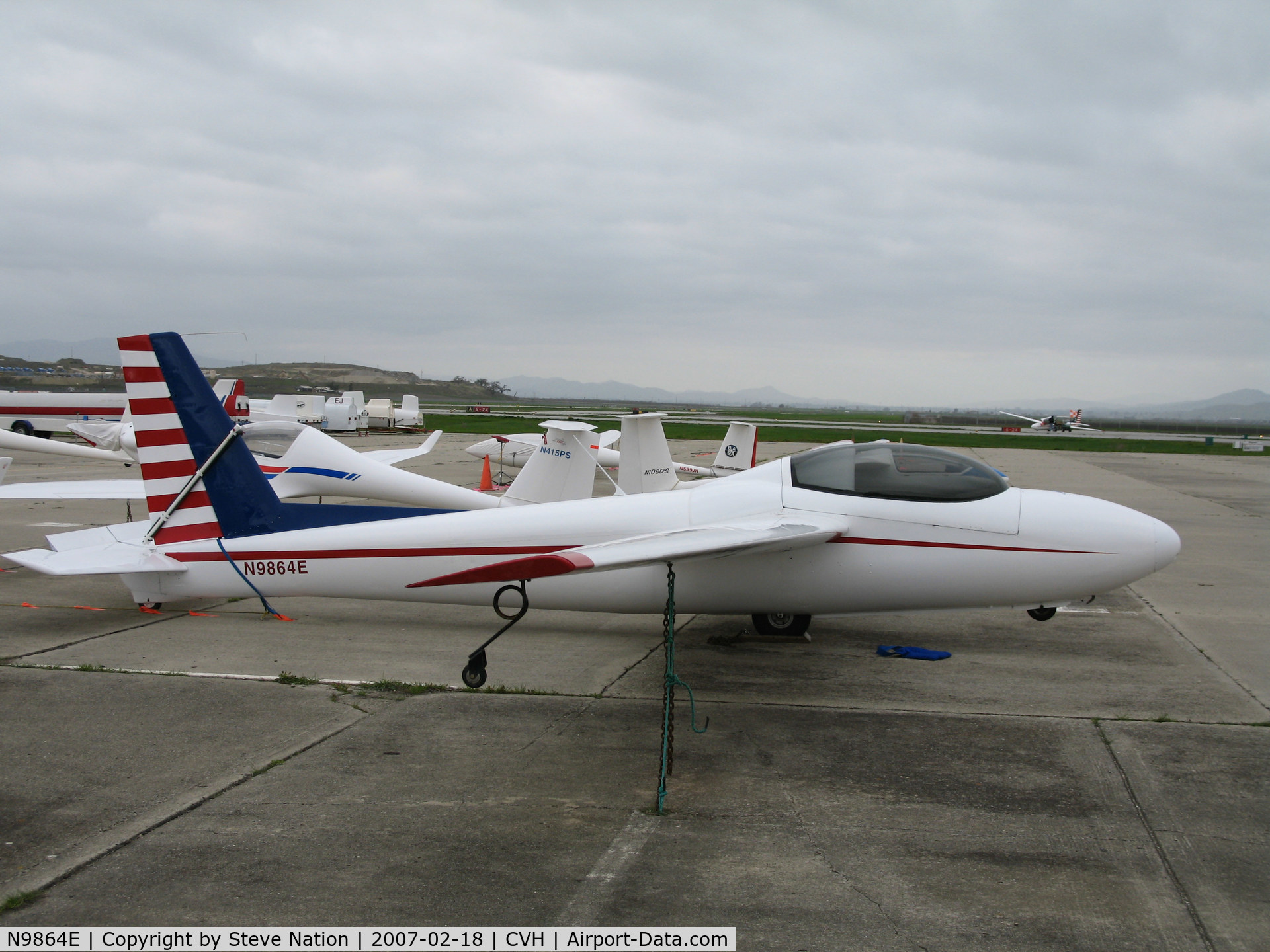 N9864E, 1965 Schweizer SGS 2-32 C/N 27, 1965 Schweizer SGS 2-32 Sailplane @ Hollister (CA) Municipal Airport, CA