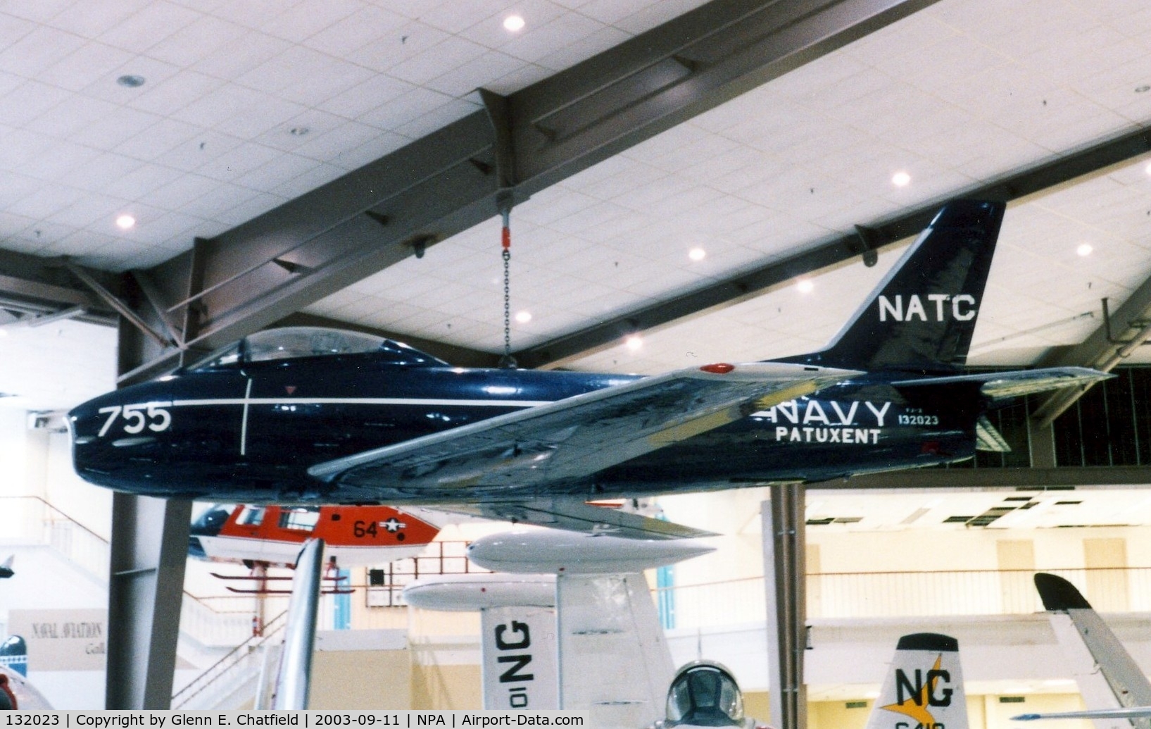 132023, North American FJ-2 Fury C/N Not found 132023, F-1B/FJ-2 at the National Museum of Naval Aviation