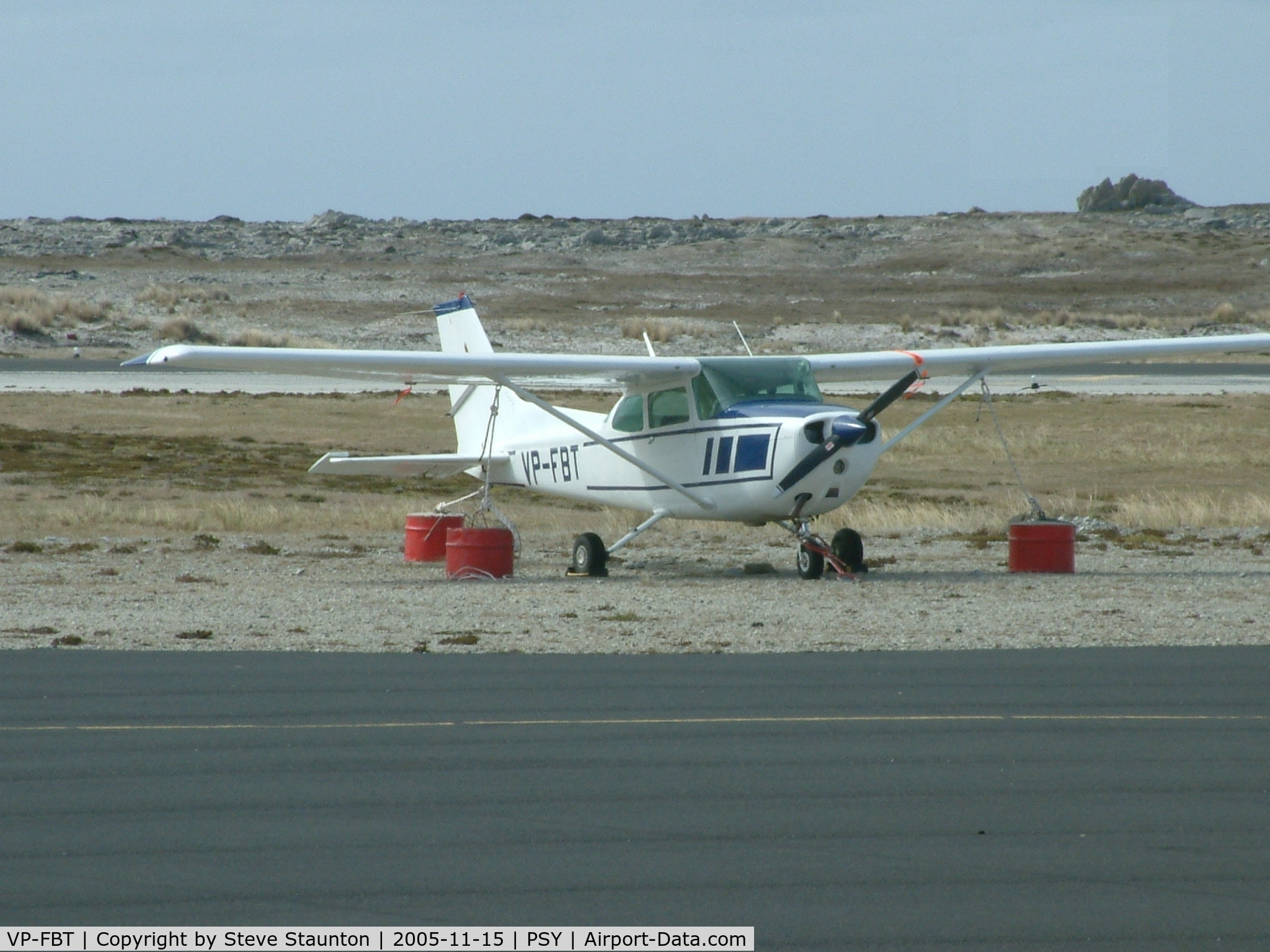 VP-FBT, Cessna F172P Skyhawk C/N F17202083, Taken at Stanley Airport, Falkland Islands