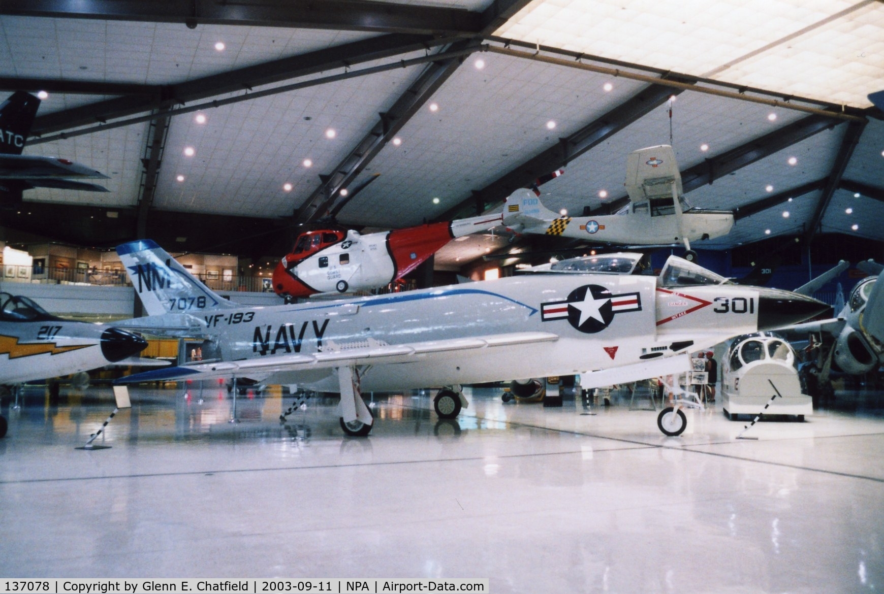 137078, McDonnell MF-3B Demon C/N 259, F3H-2M/MF-3B at the National Museum of Naval Aviation
