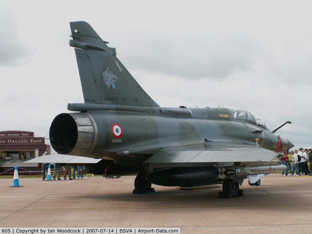 605, Dassault Mirage 2000D C/N 397, Mirage 2000D/French AF/RIAT Fairford