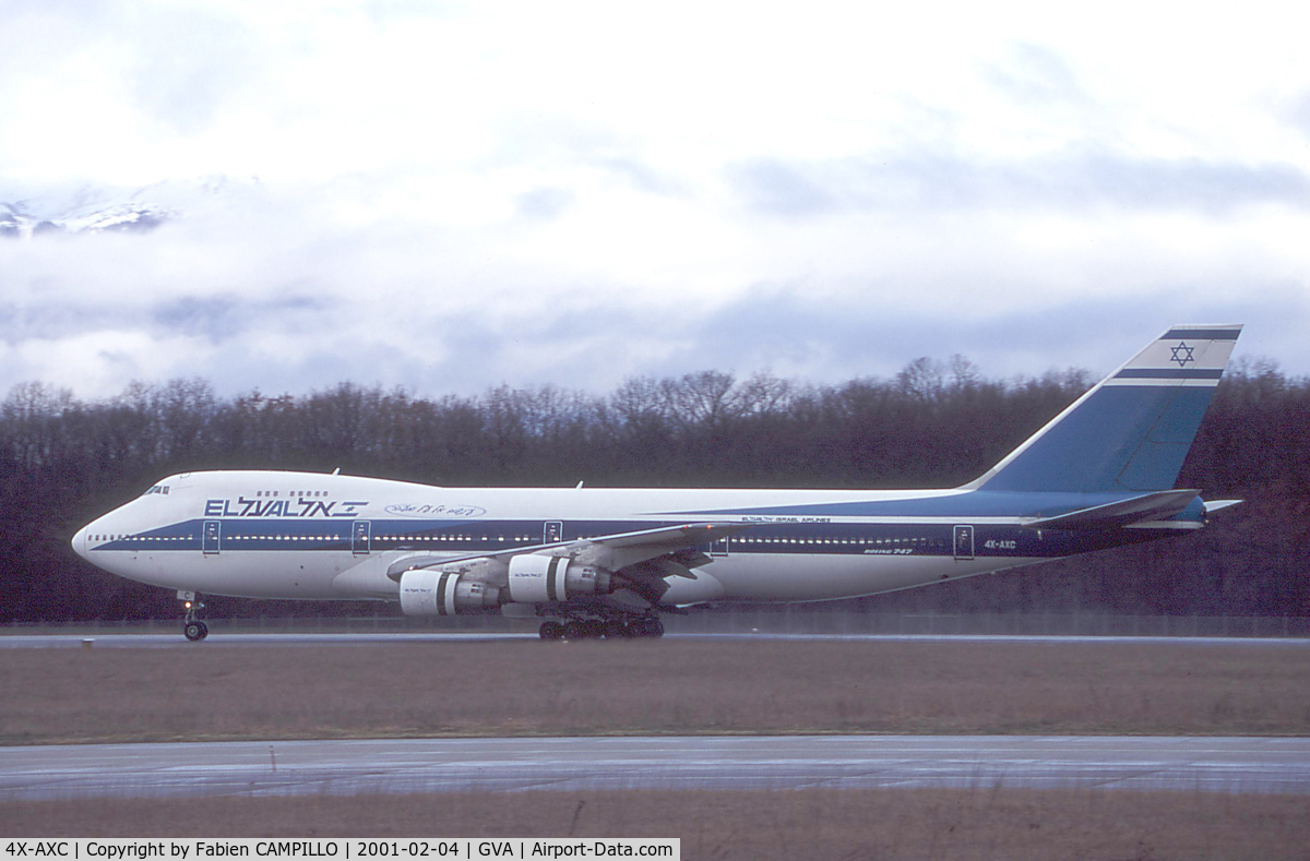 4X-AXC, 1973 Boeing 747-258B C/N 20704, El AL