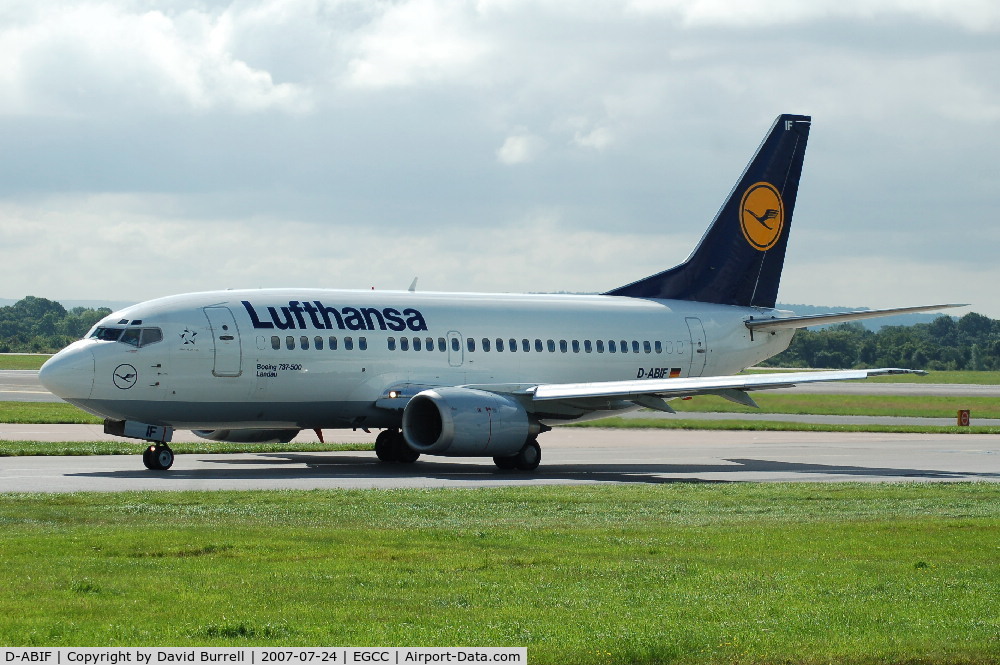 D-ABIF, 1991 Boeing 737-530 C/N 24820, Lufthansa - Taxiing