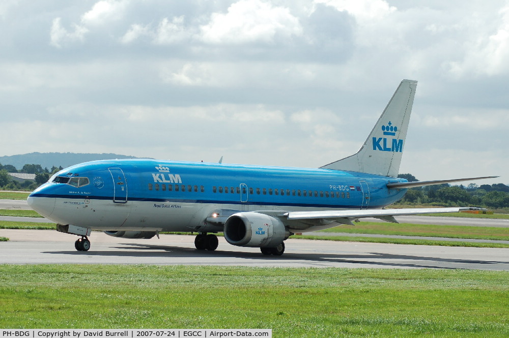 PH-BDG, 1986 Boeing 737-306 C/N 23542, KLM - Taxiing