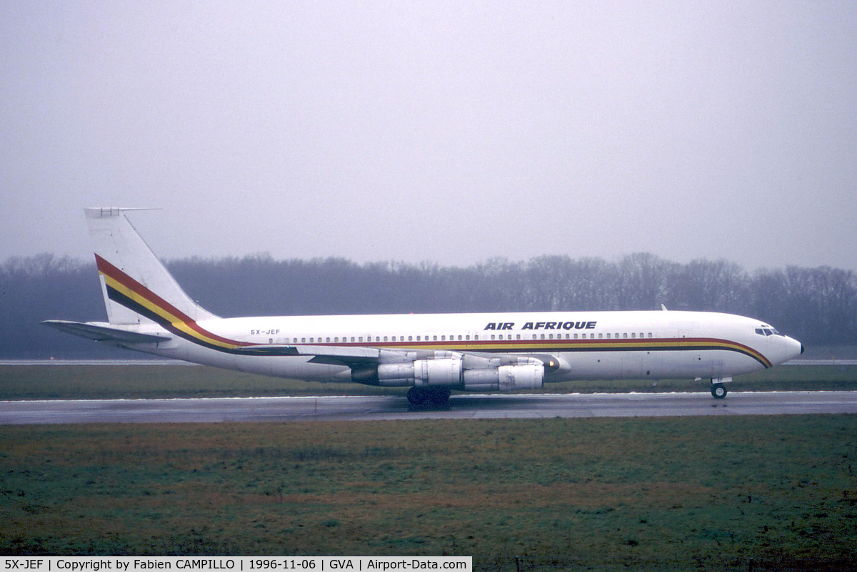 5X-JEF, 1968 Boeing 707-379C C/N 19821, Air Afrique