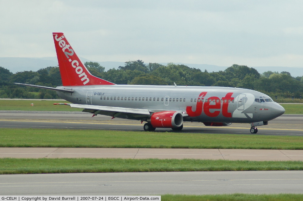 G-CELH, 1986 Boeing 737-330 C/N 23525, Jet2.com - Taxiing