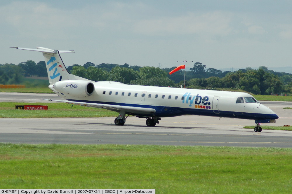 G-EMBF, 1998 Embraer EMB-145EU (ERJ-145EU) C/N 145088, Flybe - Taxiing