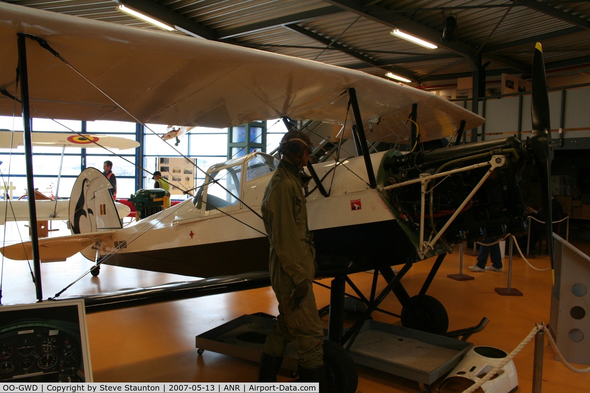 OO-GWD, Stampe-Vertongen SV-4B C/N 1160, Taken on an Aeroprint tour @ Antwerp