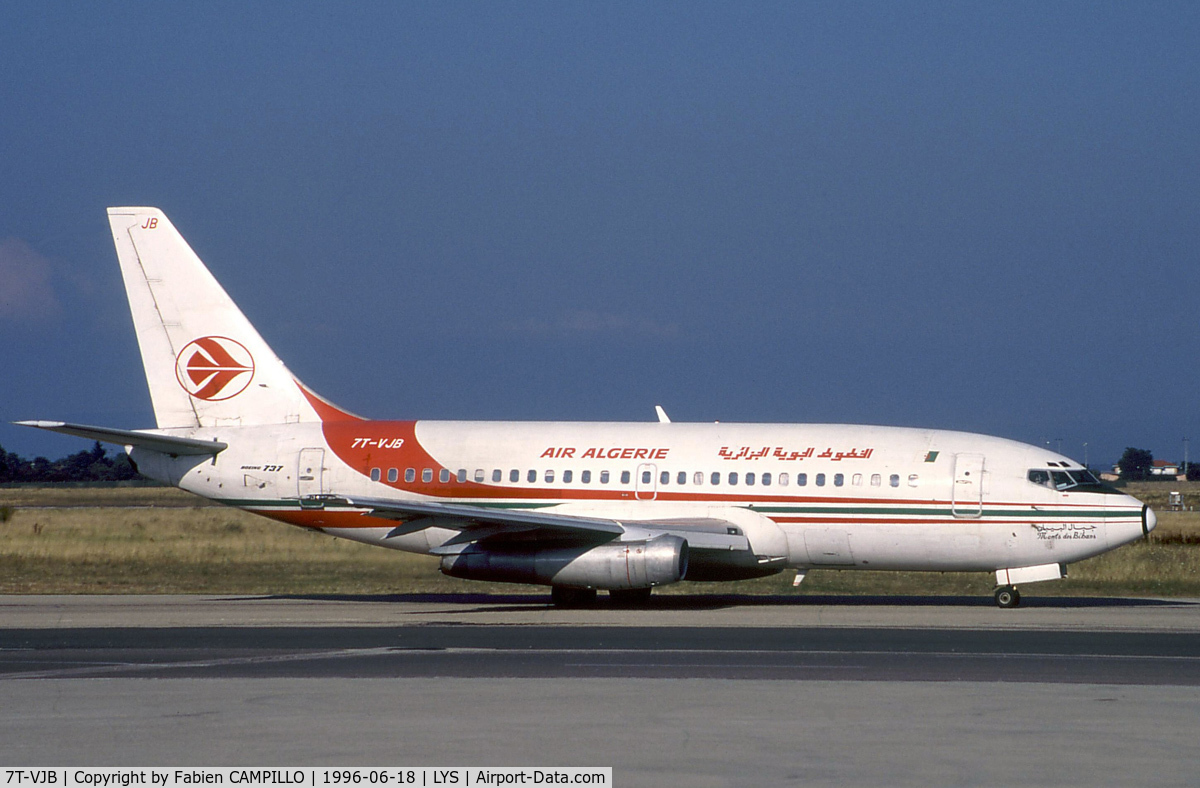 7T-VJB, 1982 Boeing 737-2T4 C/N 22801, Air Algerie