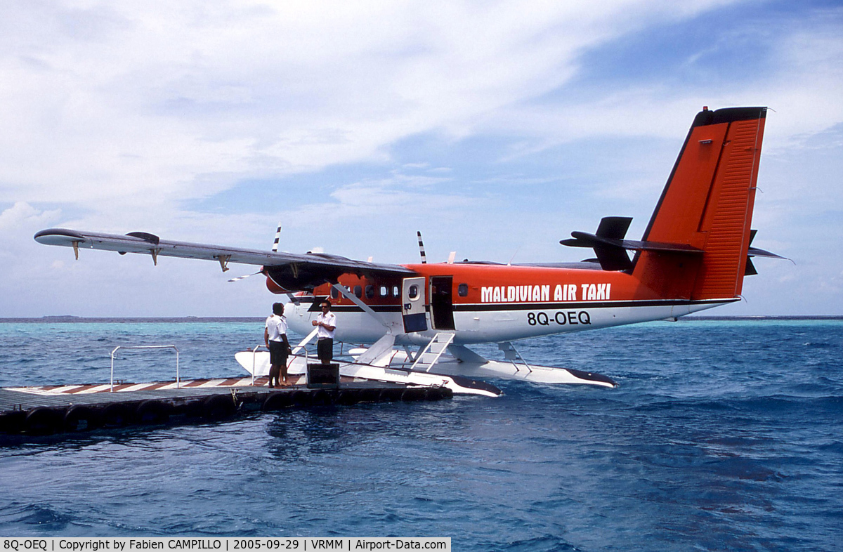 8Q-OEQ, 1967 De Havilland Canada DHC-6-100 Twin Otter C/N 44, Maldivian Air Taxi Ranveli Island