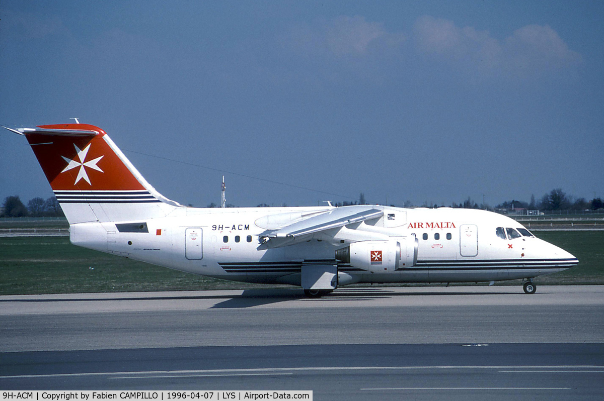 9H-ACM, 1994 British Aerospace Avro 146-RJ70 C/N E1254, AIR MALTA