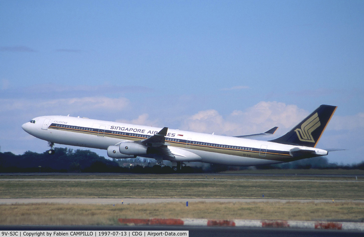 9V-SJC, 1996 Airbus A340-313 C/N 128, Singapore Airlines
