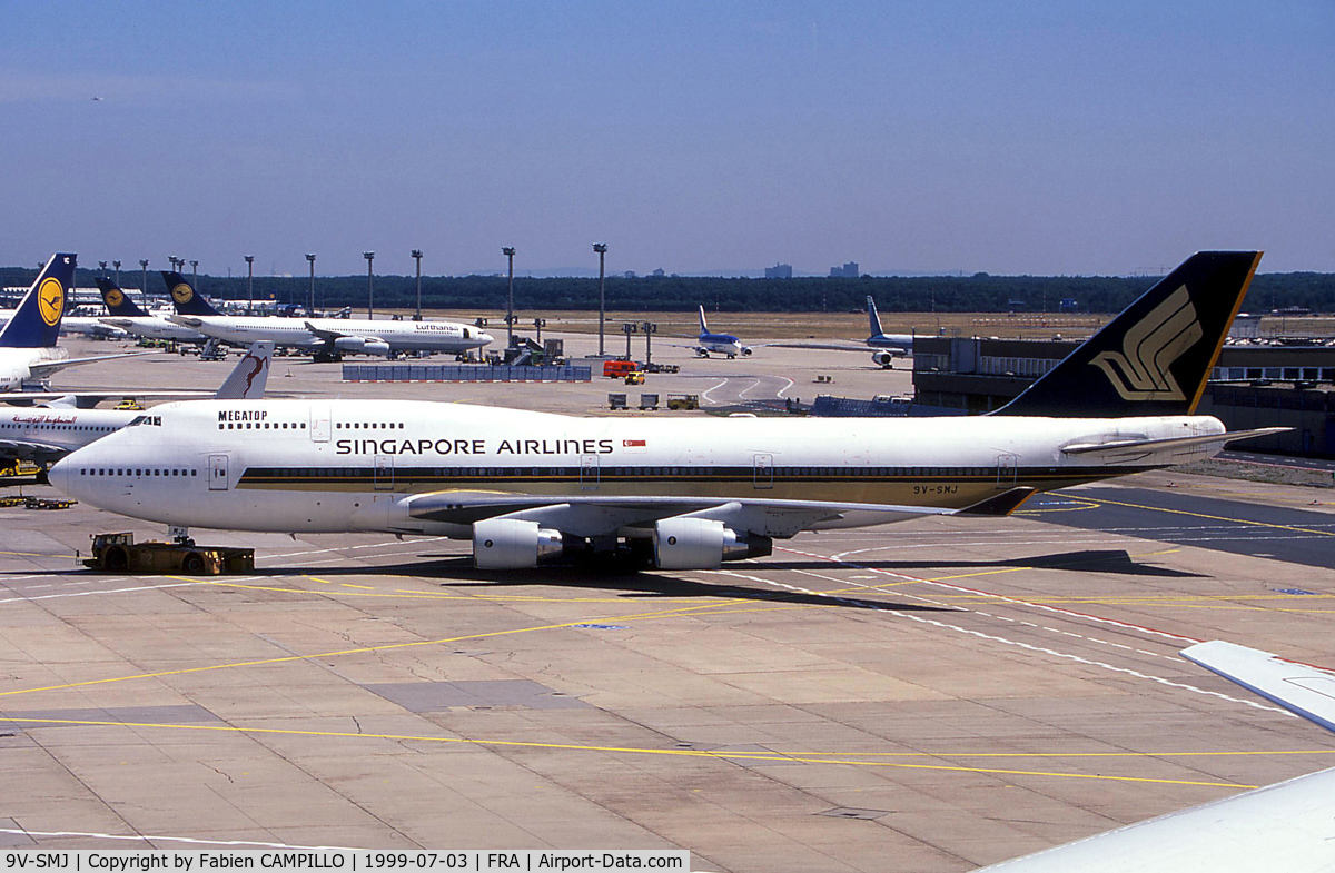 9V-SMJ, 1991 Boeing 747-412/BCF C/N 25068, Singapore Airlines