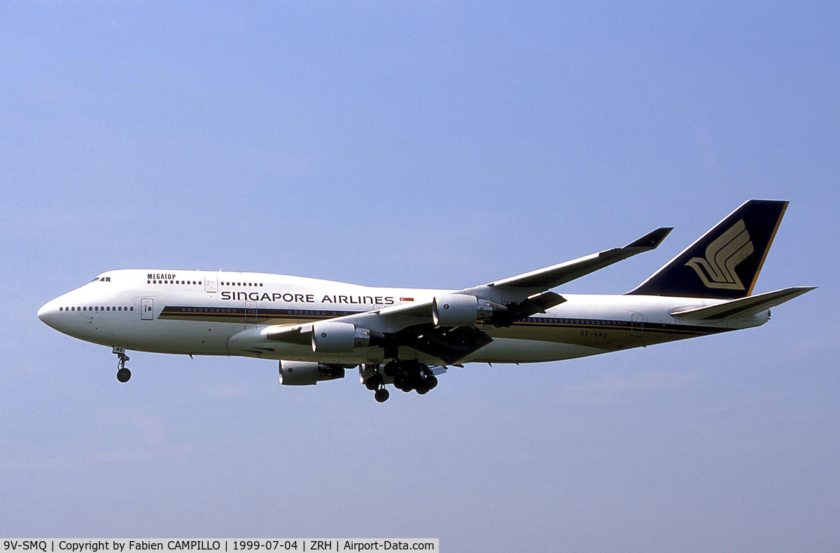 9V-SMQ, 1992 Boeing 747-412 C/N 27132, Singapore Airlines