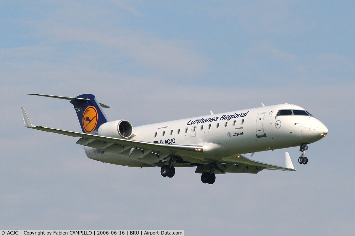 D-ACJG, 1996 Canadair CRJ-100LR (CL-600-2B19) C/N 7220, Lufthansa rÃ©gional (Cityline)