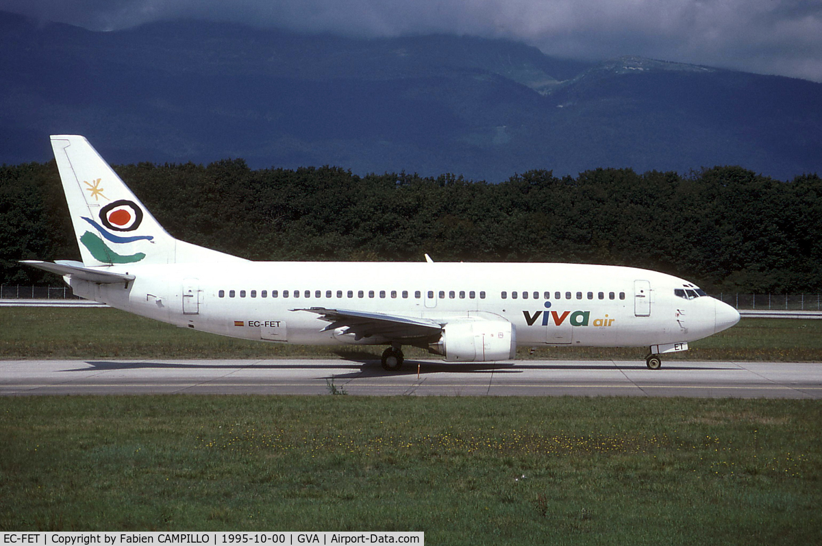 EC-FET, Boeing 737-3Q8 C/N 24132-1555, Viva Air
