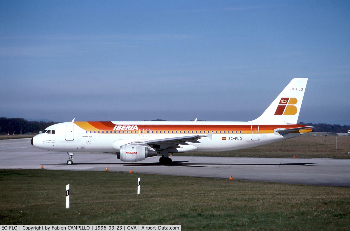 EC-FLQ, 1991 Airbus A320-211 C/N 0274, Iberia