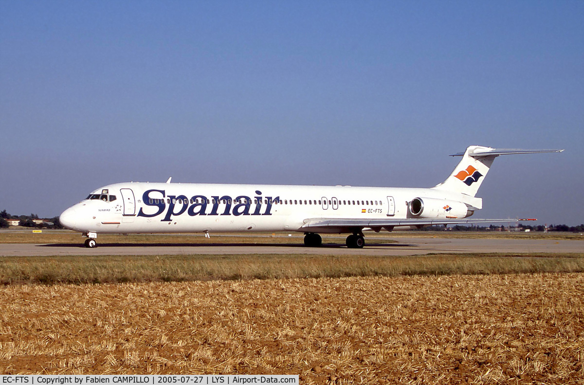 EC-FTS, 1988 McDonnell Douglas MD-83 (DC-9-83) C/N 49621-1495, Spanair