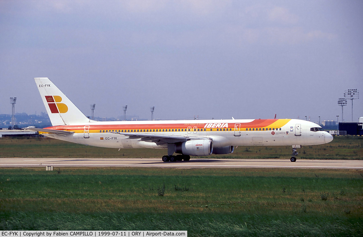 EC-FYK, 1994 Boeing 757-256 C/N 26243, Iberia