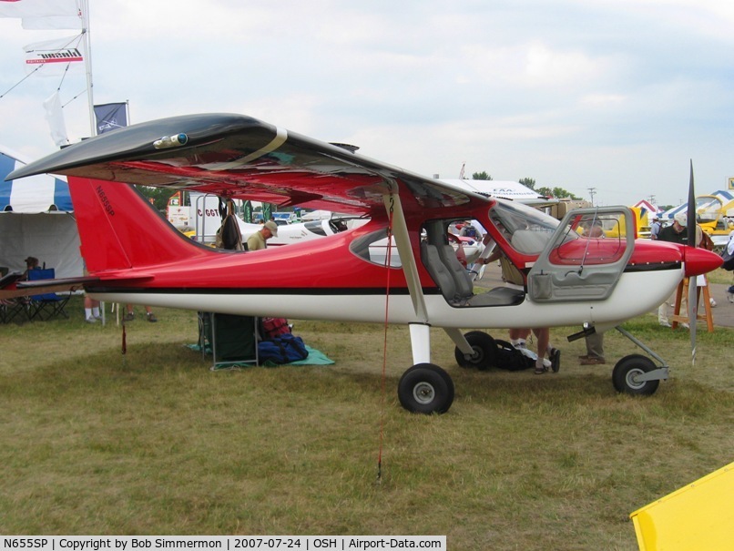 N655SP, 2007 Glasair GS-2 Sportsman C/N 7137, Airventure '07