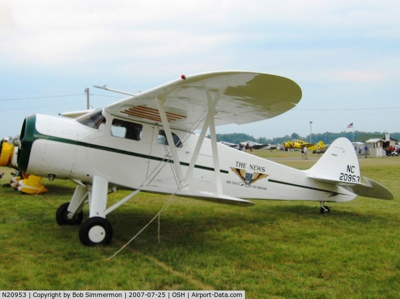N20953, 1939 Waco ARE C/N 5080, Airventure '07