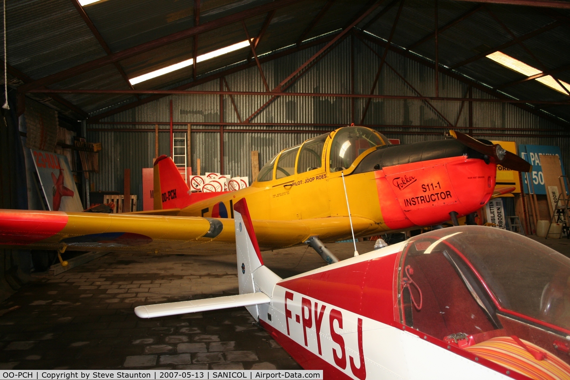 OO-PCH, Fokker S.11-1 Instructor C/N 6199, Taken on an Aerporint tour @ Sanicol