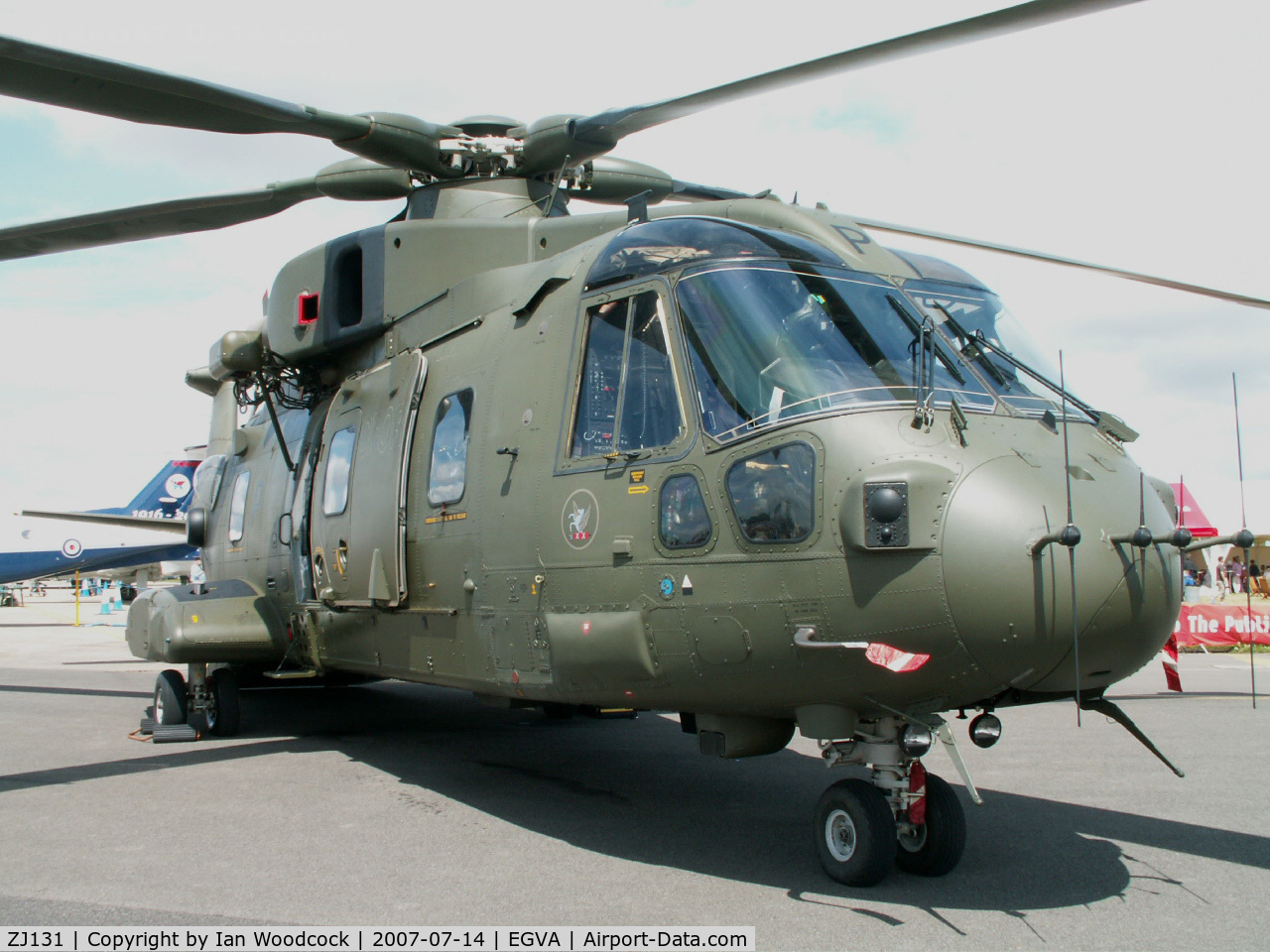 ZJ131, 2002 EHI EH101-411 Merlin HC4 C/N 50173/RAF15, Merlin HC-3/28 Sqn RAF/RIAT Fairford