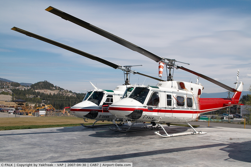 C-FALK, Bell 212 C/N 30982, Alpine Helicopters Bell212