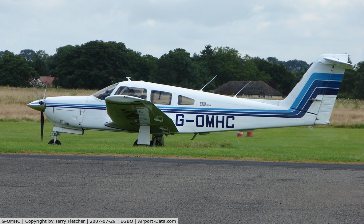 G-OMHC, 1979 Piper PA-28RT-201 Arrow IV C/N 28R-7918105, Wolverhampton Business Airport , UK