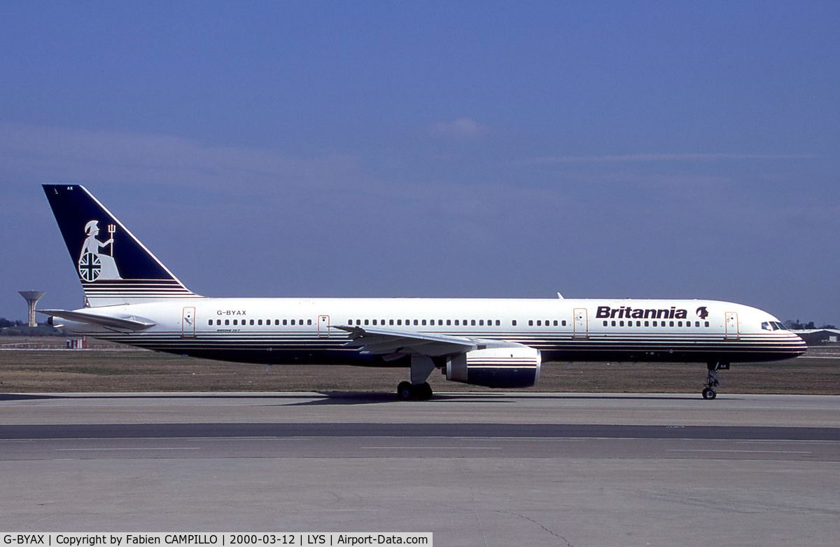 G-BYAX, 1999 Boeing 757-204 C/N 28834, Britannia Airways