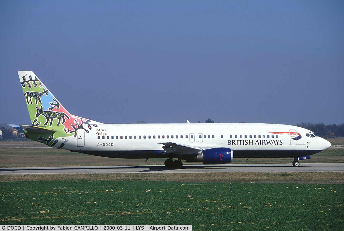 G-DOCD, 1991 Boeing 737-436 C/N 25349, British Airways